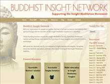 Tablet Screenshot of buddhistinsightnetwork.org